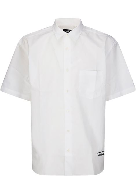 White logo-embroidered shirt Comme Des Garcons Homme - men COMME DES GARCONS HOMME | HOB1033